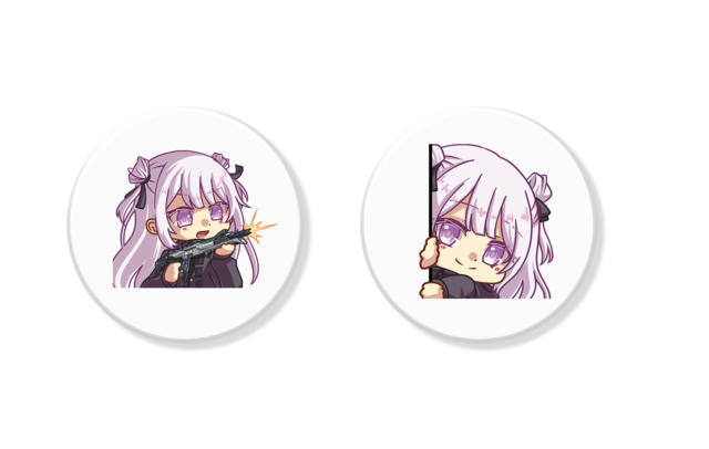 ころころぱんだ キャラセット　缶バッジ