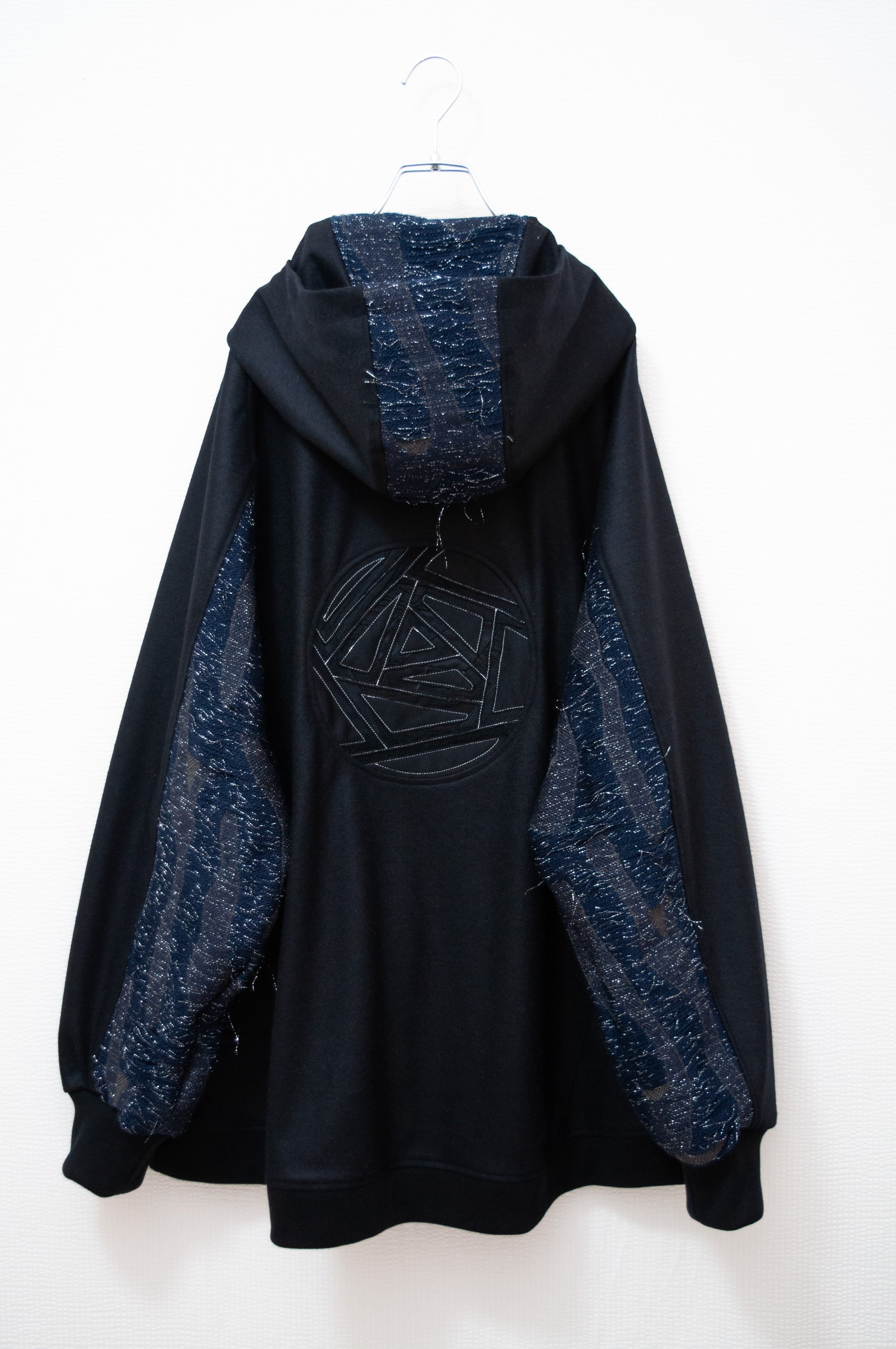 Dolman-Hoodie ◯ (black) | カクレミ
