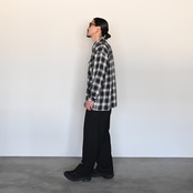 Leh / Embroidery Check Shirts ブラックベーススタイル