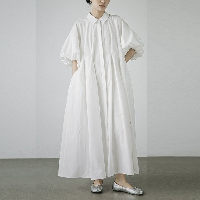 Puff Sleeve Long ワンピース [26010408]