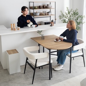 伸縮式ダイニングテーブル 幅78～110cm