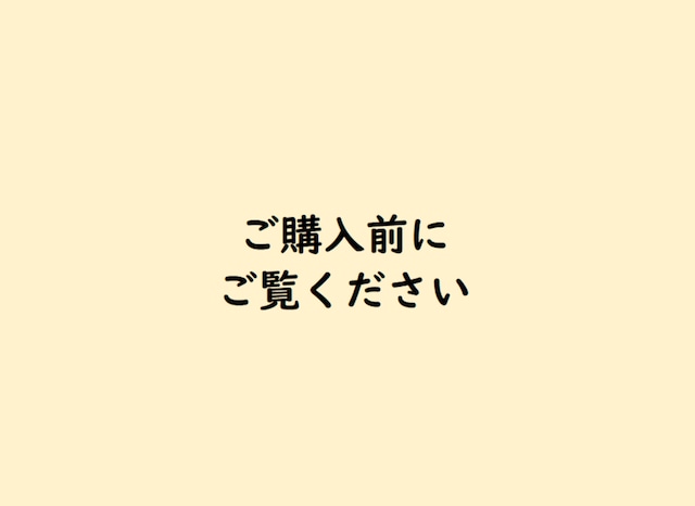 ご購入前にご覧ください