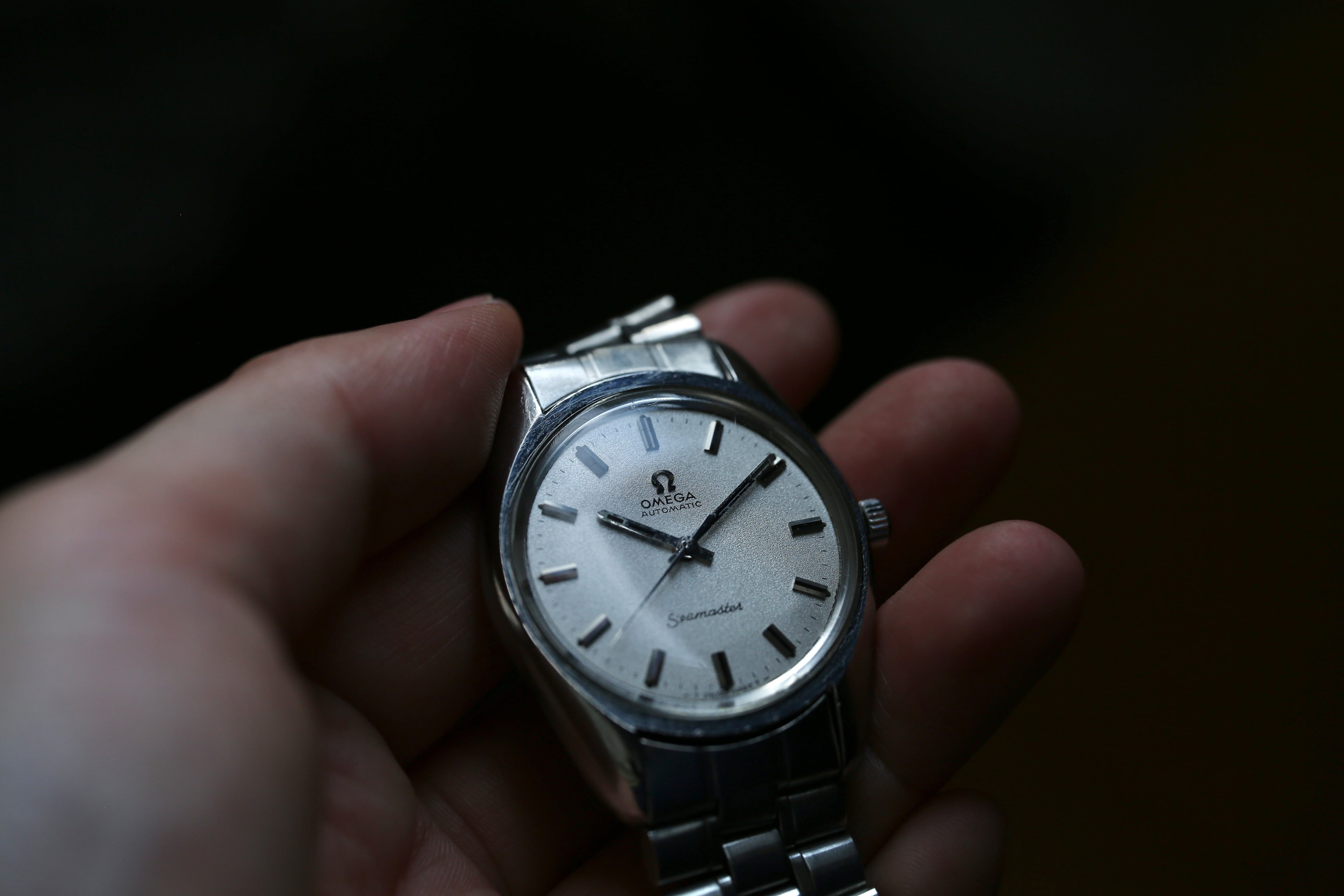 OMEGA】 1969年製 オメガ シーマスター グリッターダイヤル ノンデイト