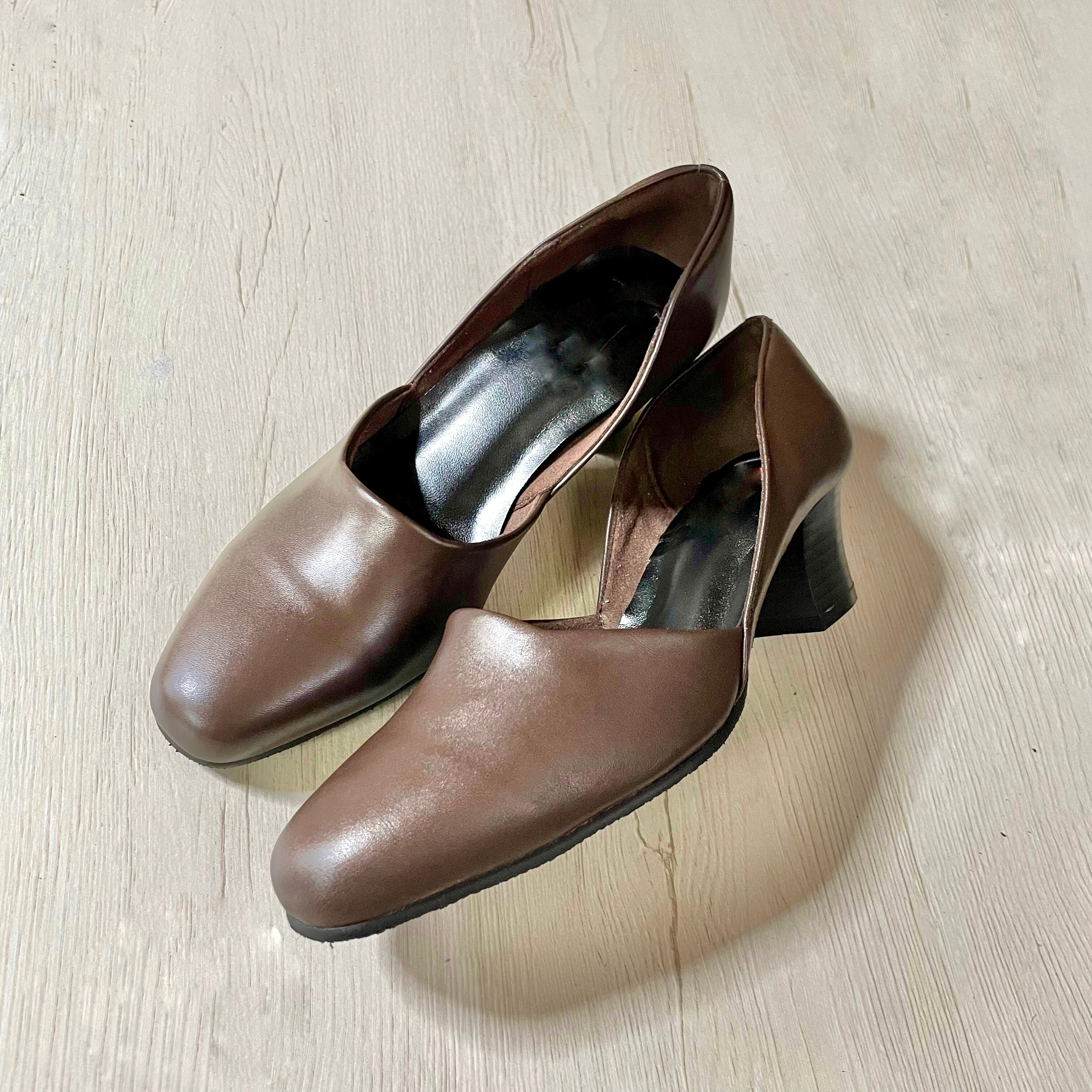 【21.0cm】サイドカットパンプス