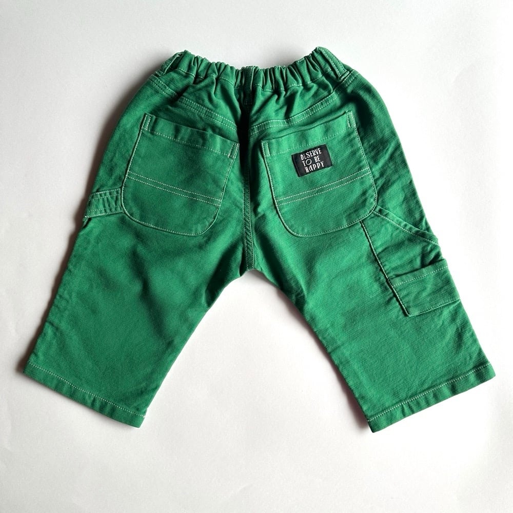 Soft Painter Pants【90-130cm】Green