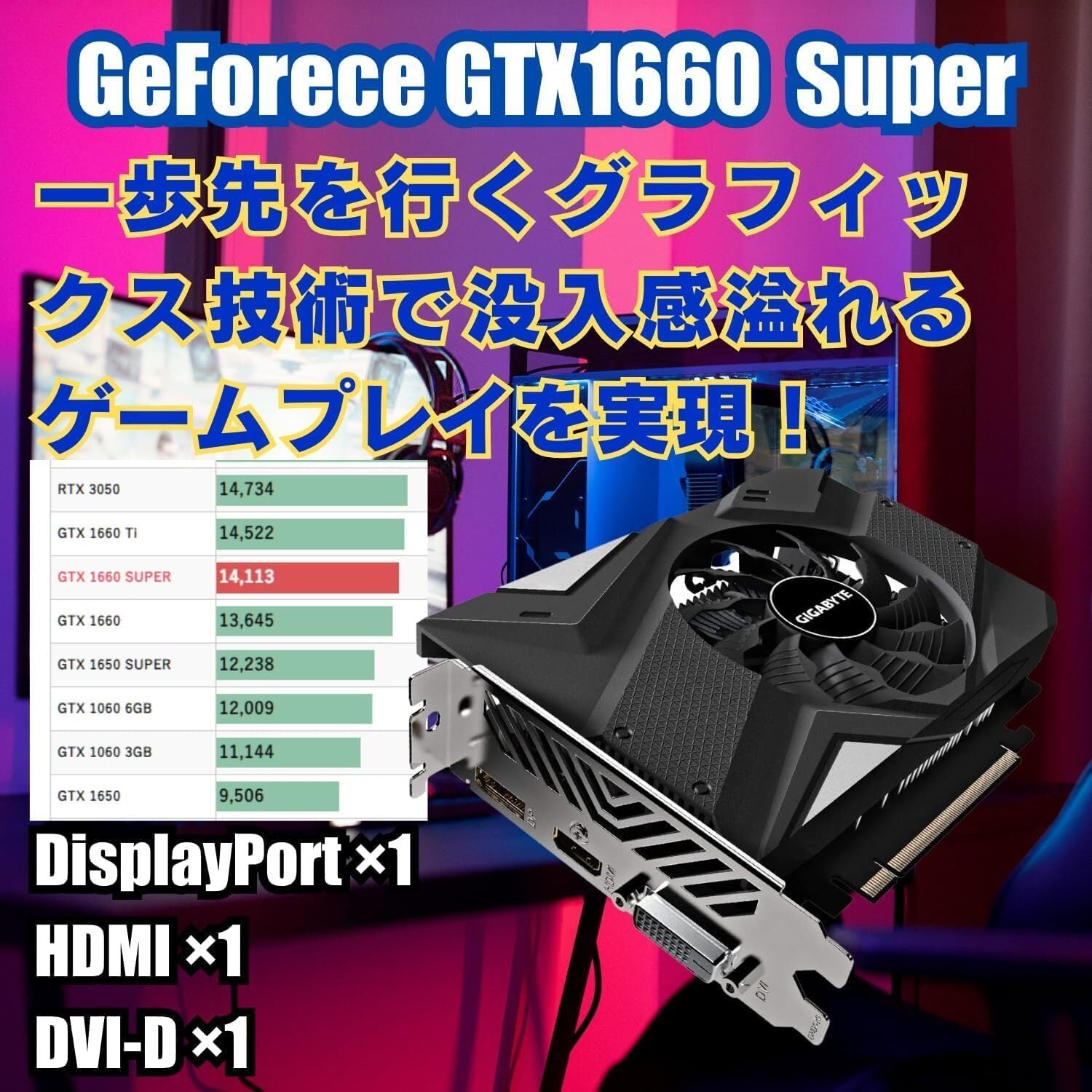 G-Storm ゲーミングPC デスクトップ Ryzen 5 5500 GTX 1660 Super