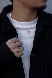 【Horse Dia Necklace】medium / GOLD