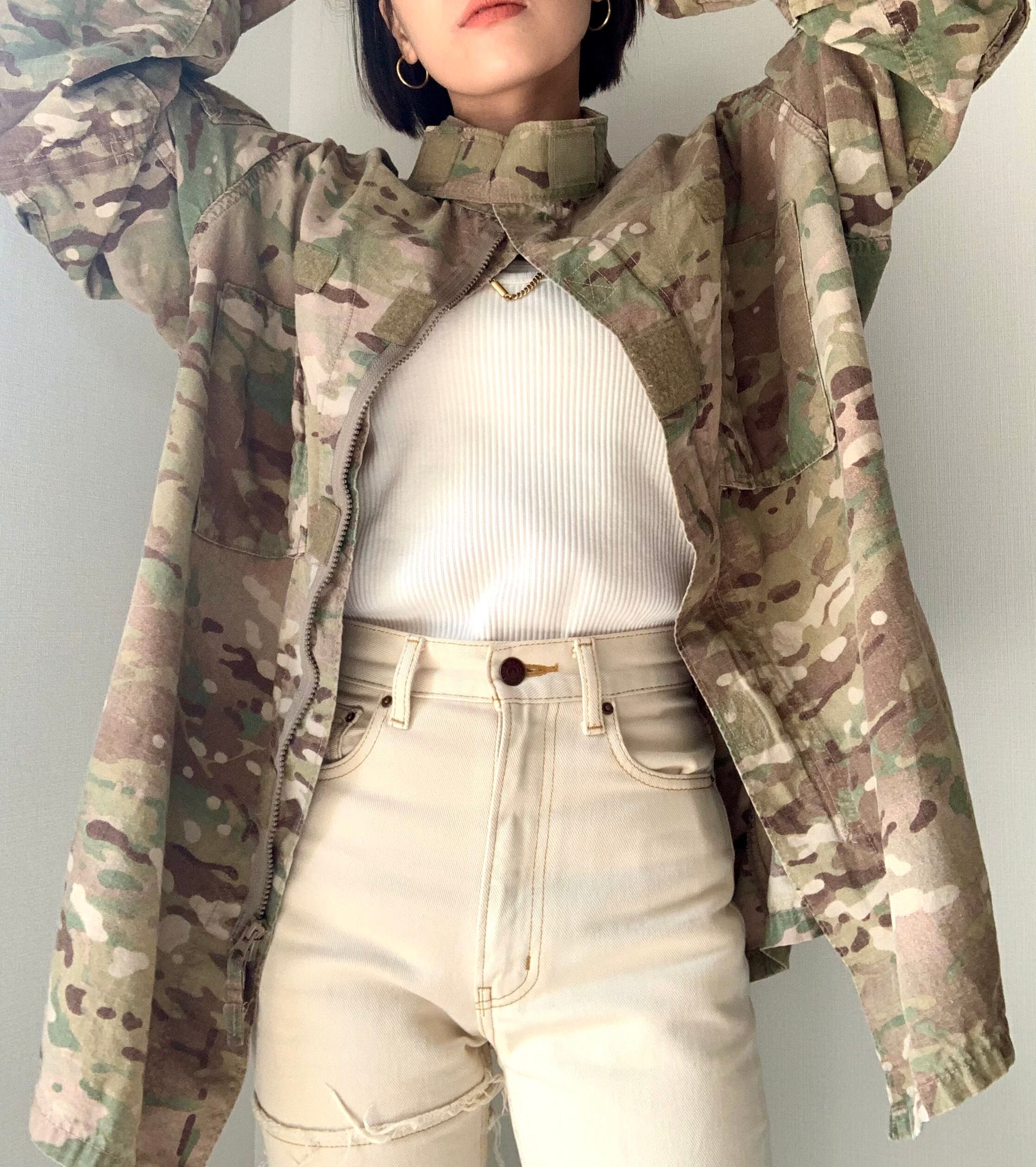 U.S.A camouflage military jacket 迷彩 ミリタリージャケット