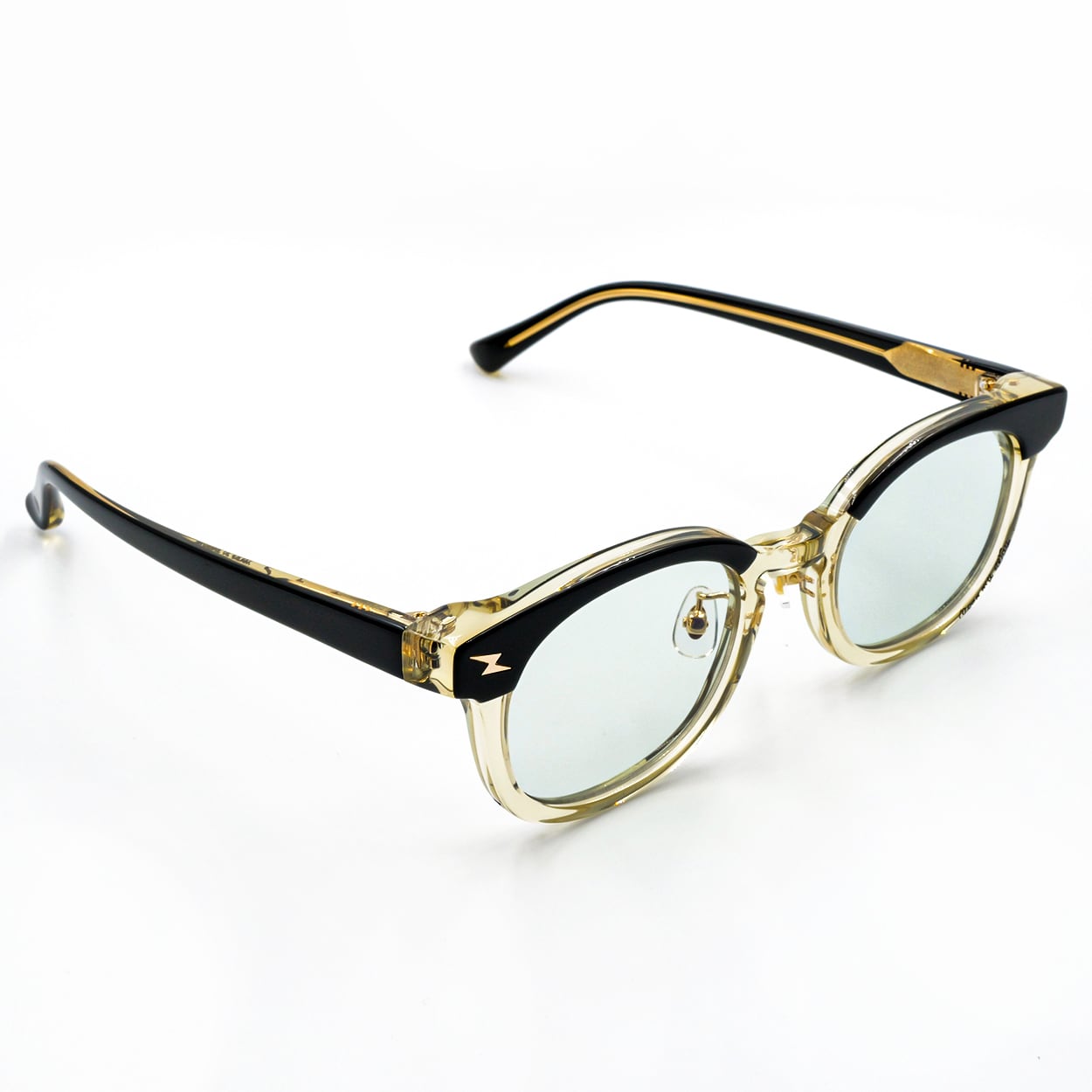 ⚡︎ Mint Greenレンズ / Open 2tone Black ⚡︎ | ☆N S H☆