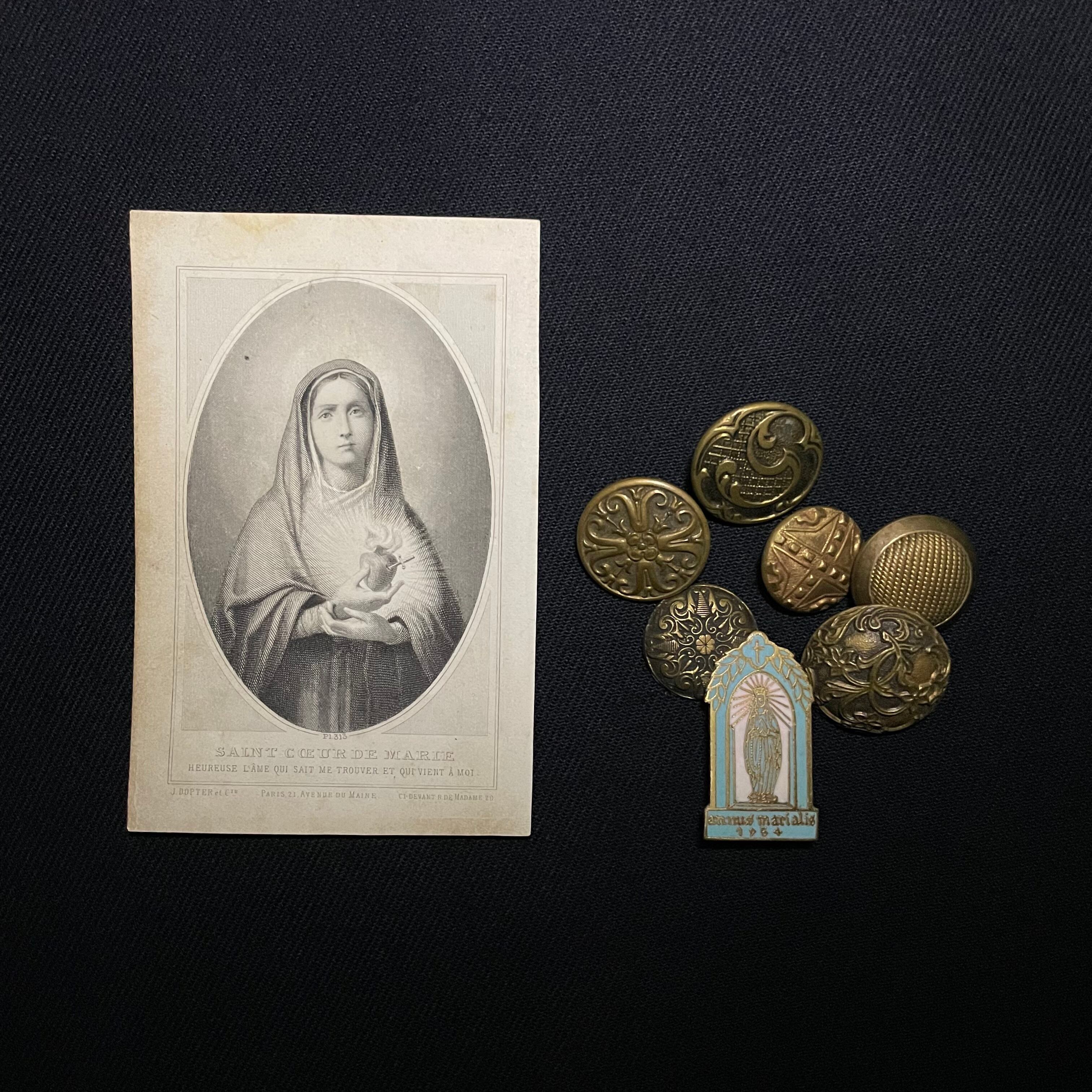 聖遺物 レリクアリー アンティーク装飾フレーム フランス ブロカント