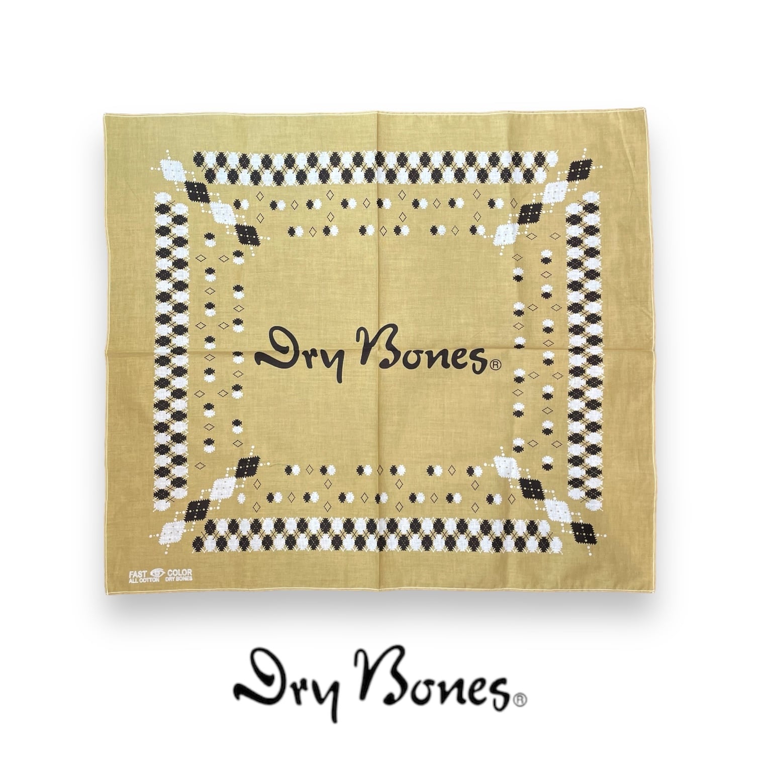 Dry Bones 【ドライボーンズ】Bandanna “ARGYLE” | BETTON CLOTHING