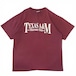 【USA製】90s anvil アンビル 半袖 Tシャツ Tee クルーネック メンズ XL ボルドー ワインレッド カレッジ プリント アメリカ製 vintage