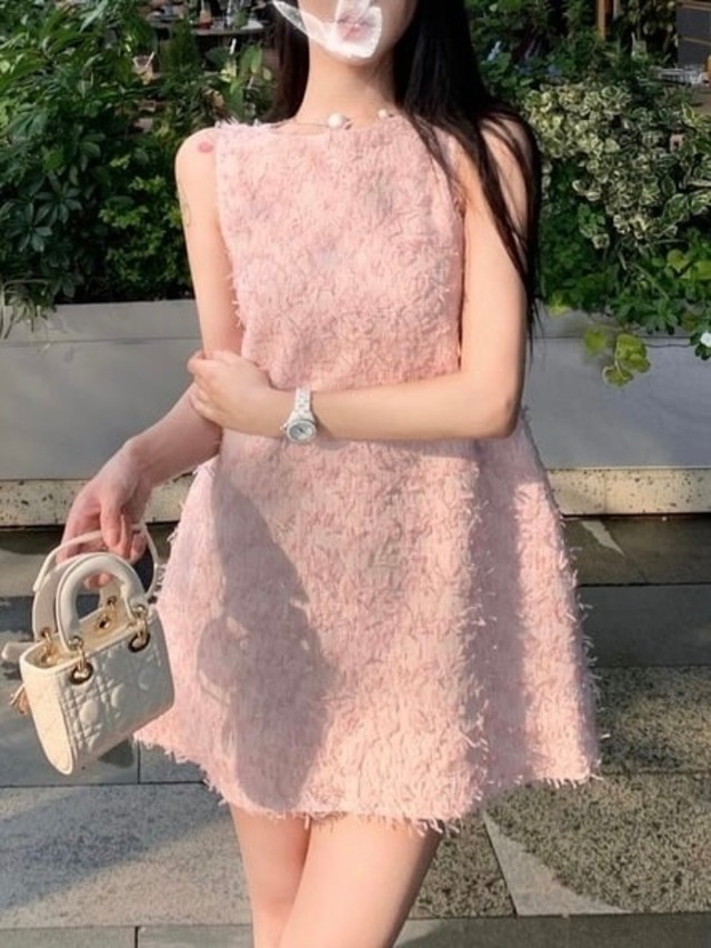 pink poodle dress