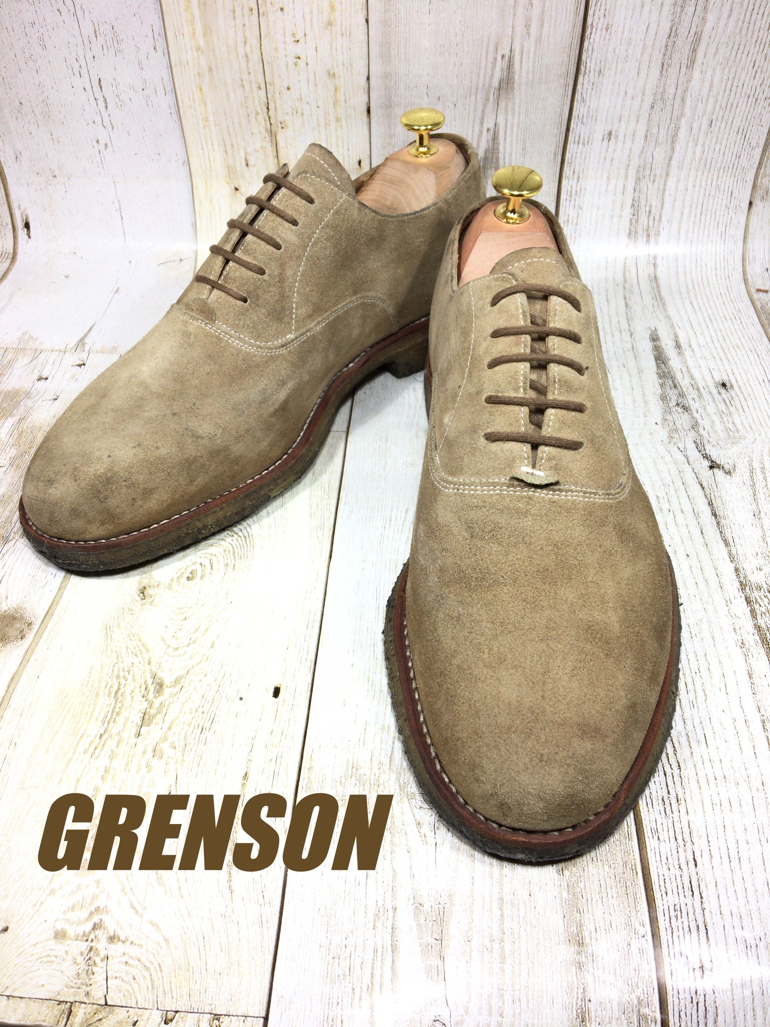 Grenson グレンソン スエード プレーン UK8 26.5cm | 中古靴・革靴・ブーツ通販専門店 DafsMart ダフスマート Online  Shop powered by BASE