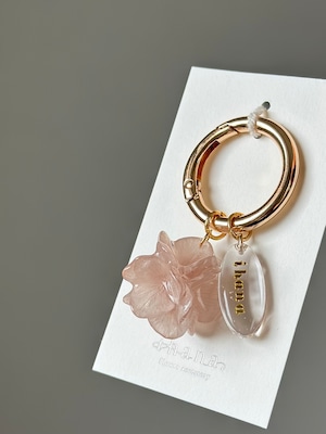 hydrangea keychain【name plate】