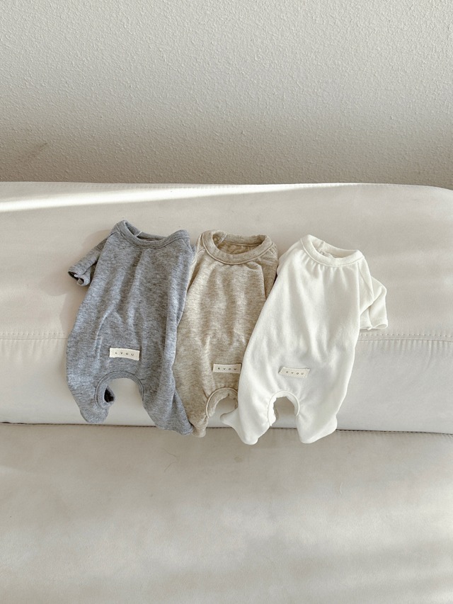 〈即納アイテム〉EYOU ロンパース / モッツァレラロンパース(ベージュ)