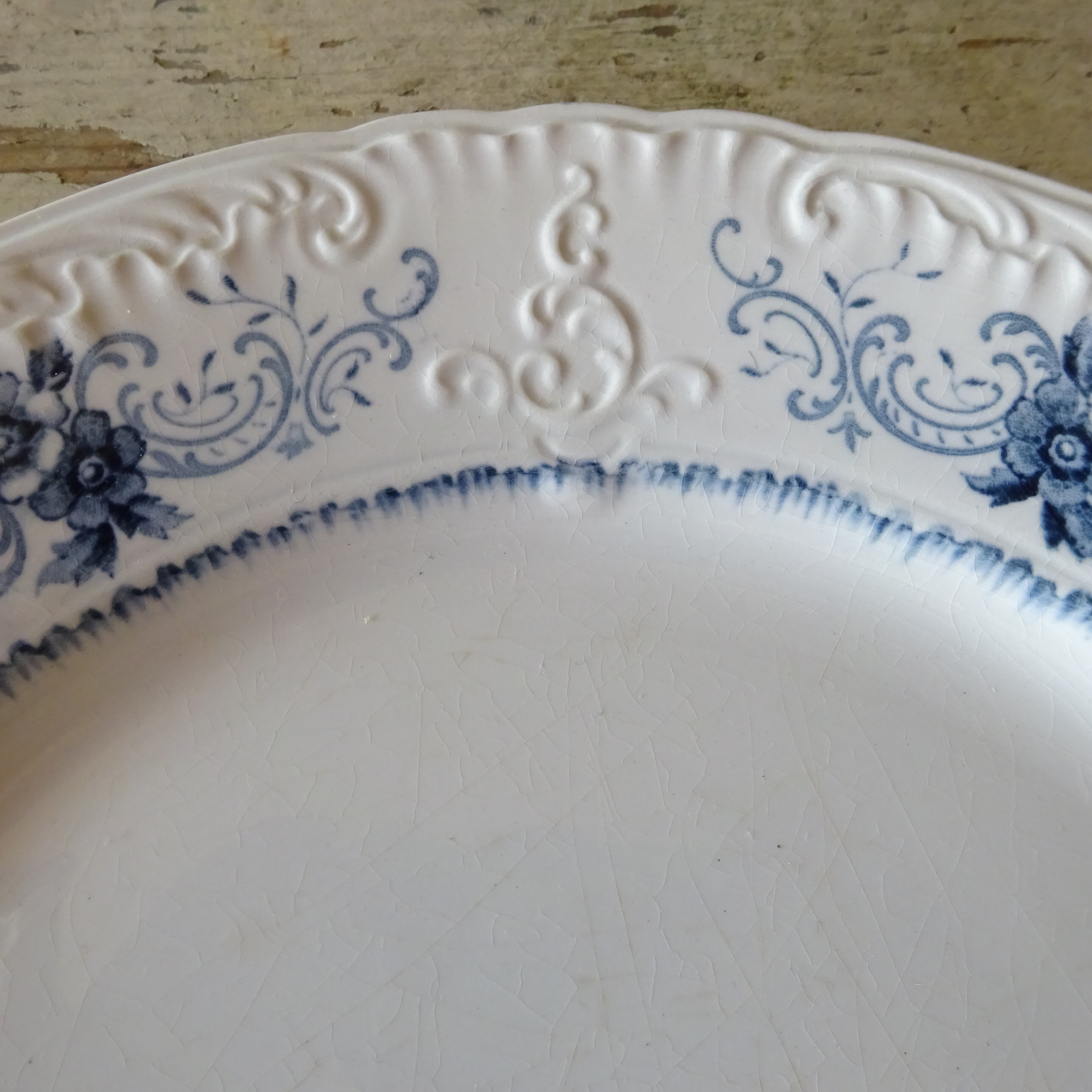 【 Nouveauté 】☆U & C SARREGUEMINES modèle《AÏDA》assiette plate (B)