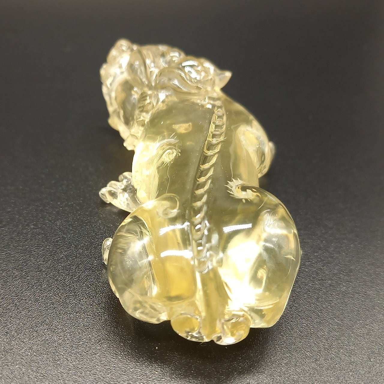 金運爆上【貔貅 ヒキュウ】シトリン置物