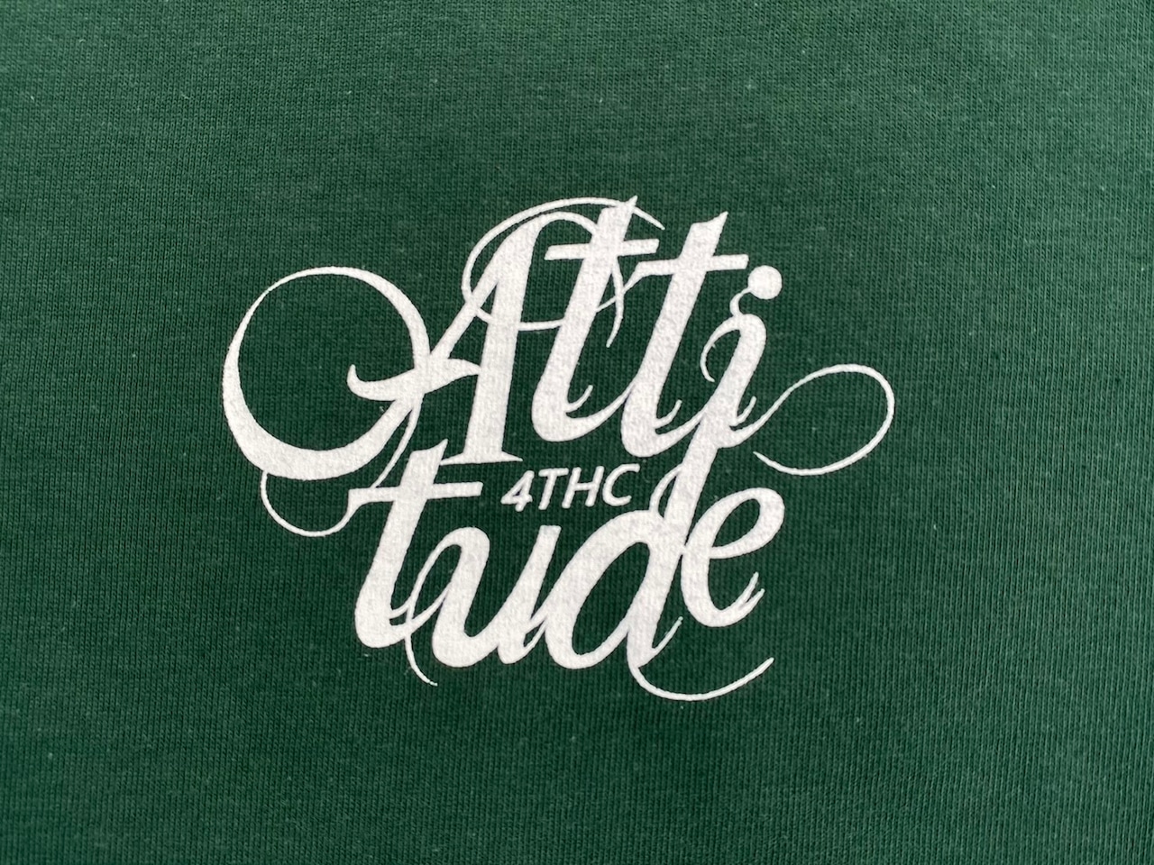 "ATTITUDE" T-SHIRT (Dark Green)