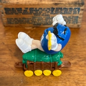 M&M's クリスマス・トレイン・トッパー サーカストレイン 列車 機関車 ブルー ミールトイ エムアンドエムズ MU-287
