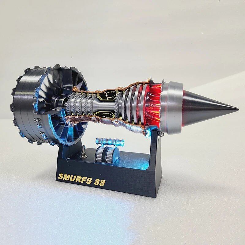 航空愛好家向け新型アップグレードターボファンエンジンモデル 航空機
