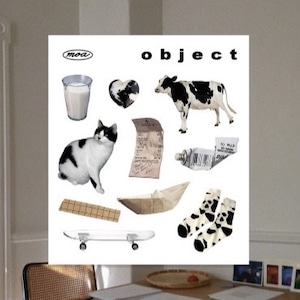 【韓国雑貨】inthemoa. cow object シール