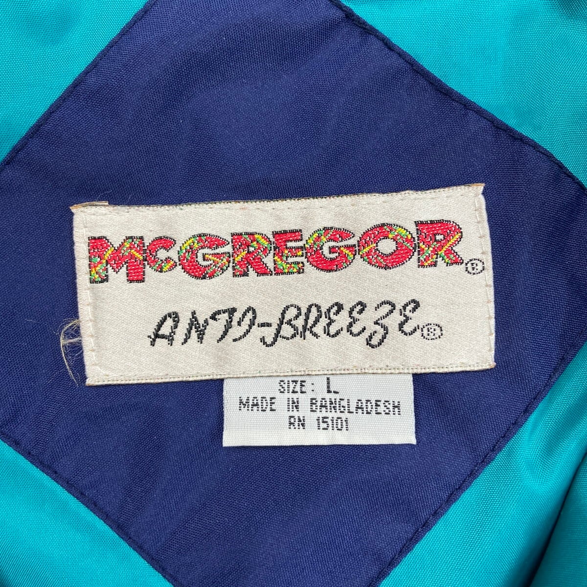 90年代 McGREGOR Anti-Freeze ナイロンジャケット メンズL 古着 90s
