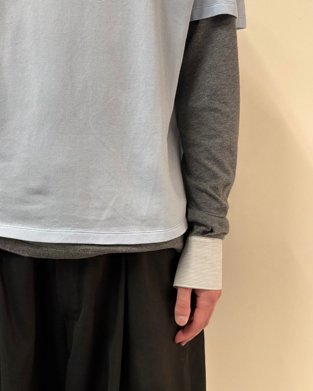 【PRADA】box silhouette basic polo