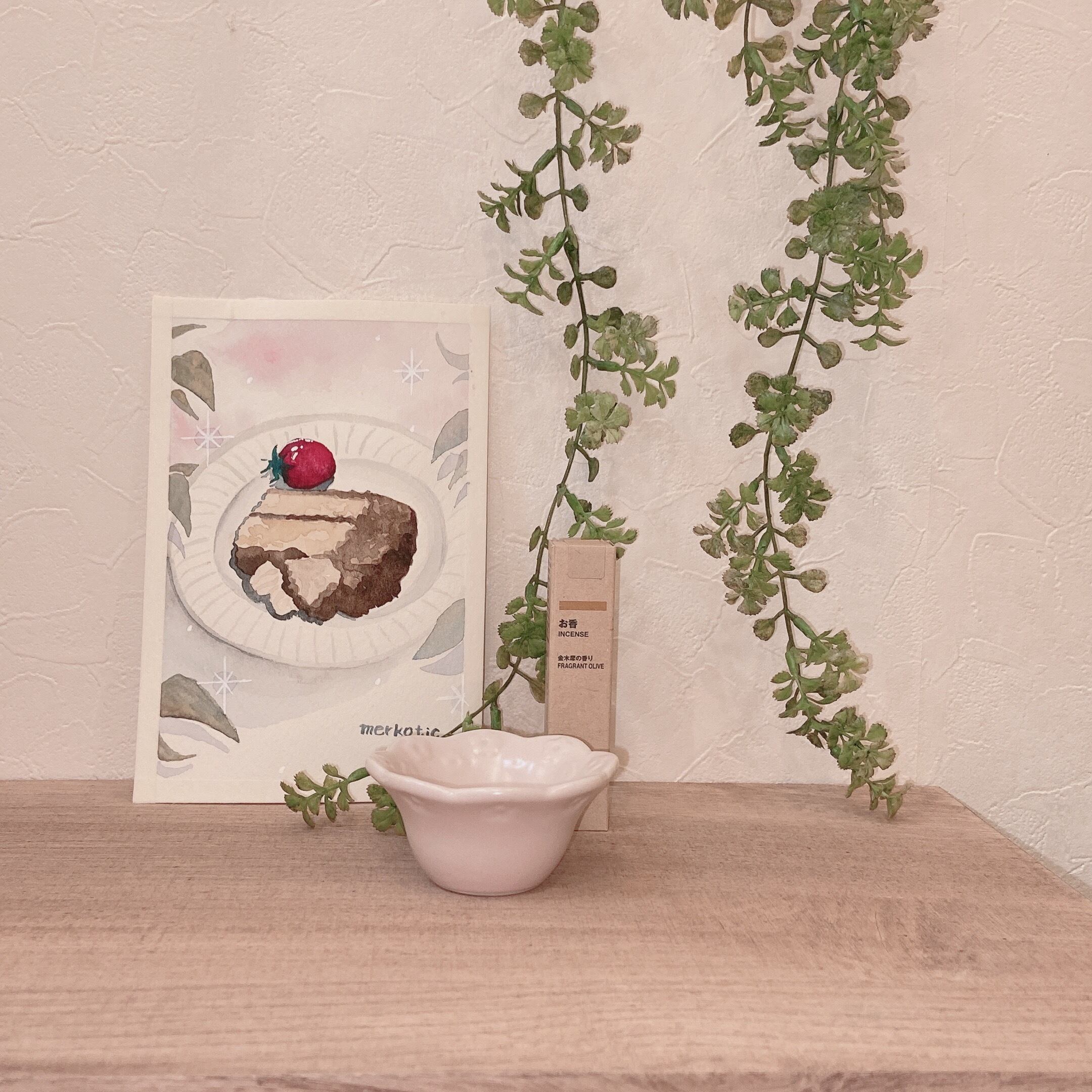 休日のチョコケーキ | 香り付きペーパーアイテム