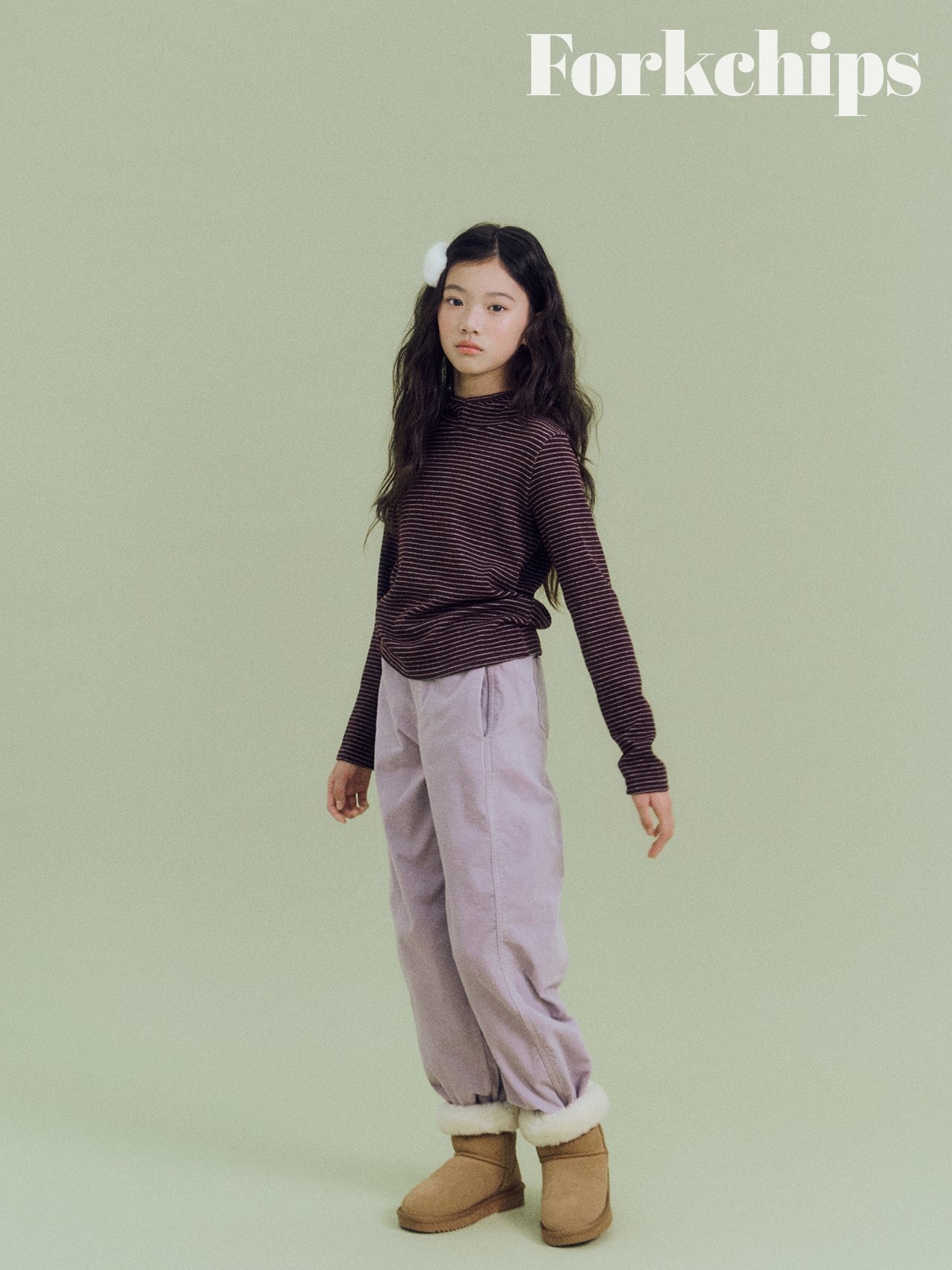 FORK CHIPS［取寄］buddy rabba hood tee 26winter