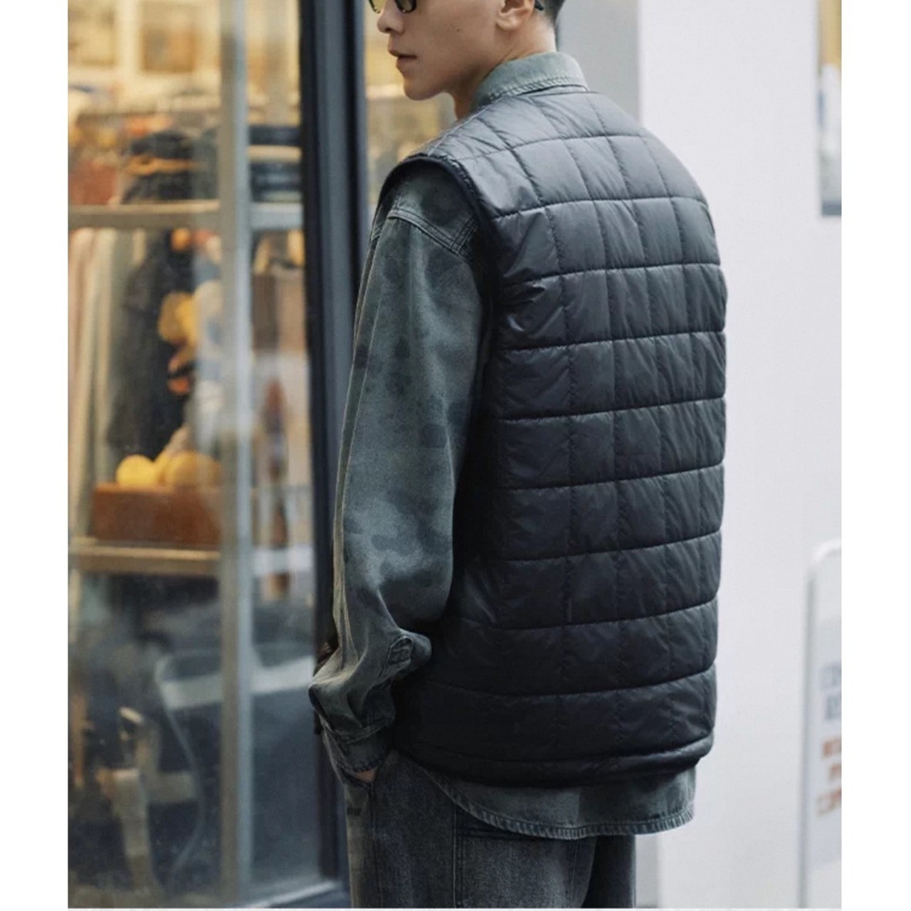 Quilted snap button vest 1533 - 10