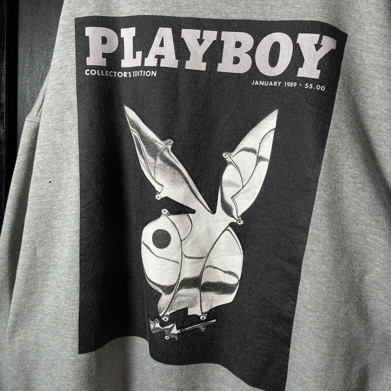PLAYBOY プルオーバーパーカー　超ビッグサイズ　バックプリント　プレイボーイ