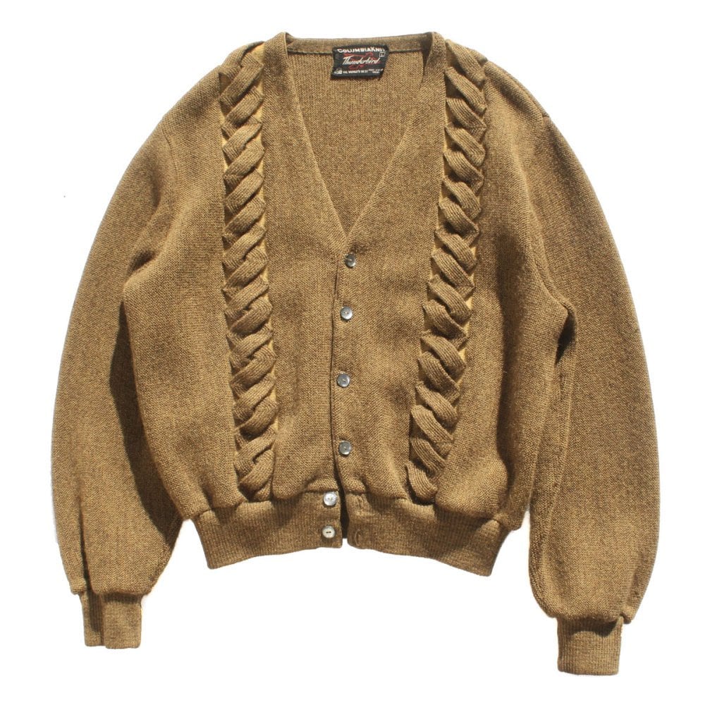 Vintage Knit Cardigan [Late 1960s-] [COLUMBIA KNIT Thunderbird] 3D