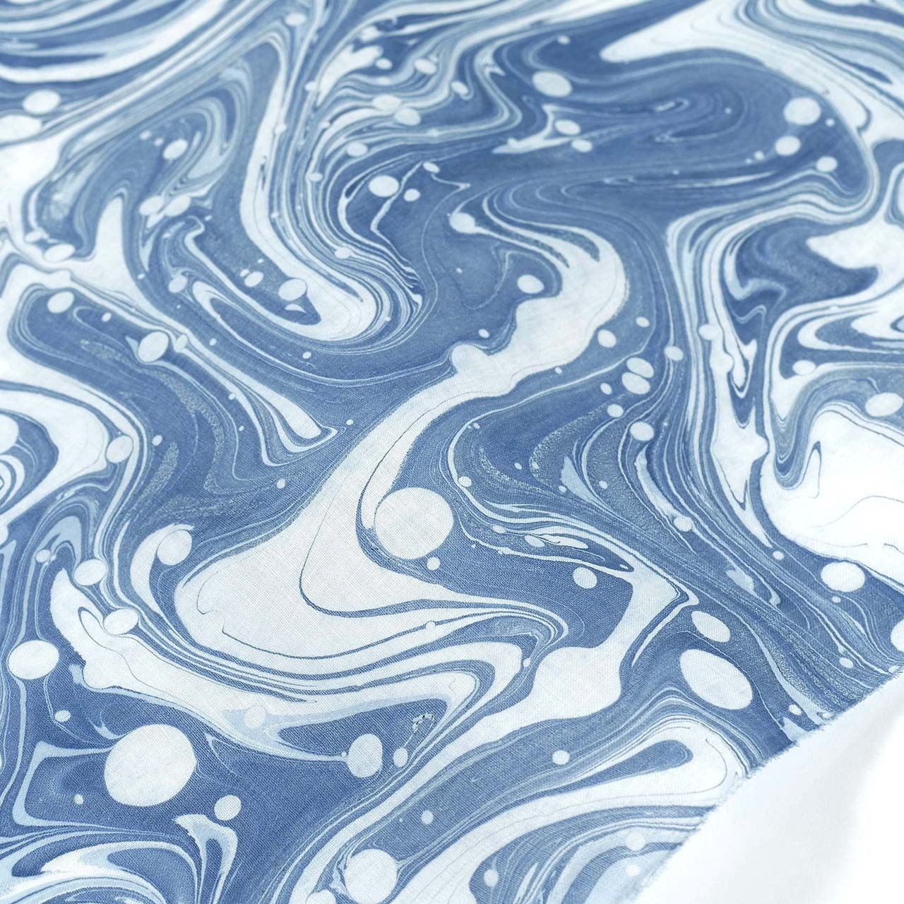 「露草色〜一生物の紺色との出会い〜」マーブル×ドット