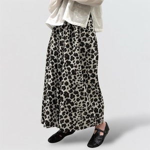 mizuiro ind animal print easy pants