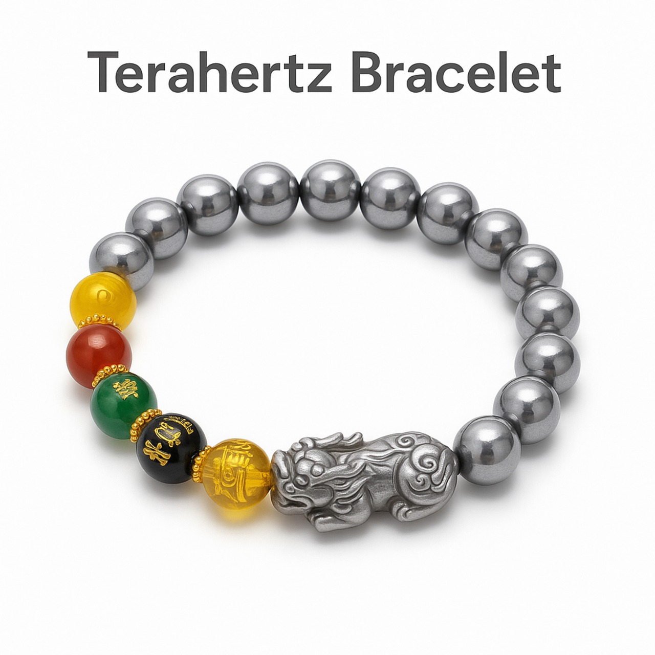 五方富の神 テラヘルツブレスレット|重厚感あるメタリックデザイン