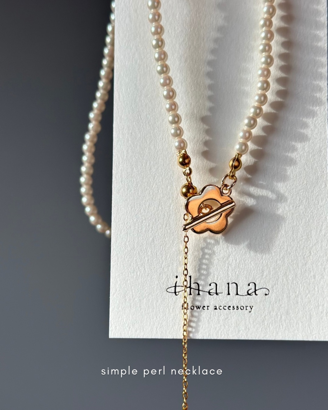 simple perl necklace
