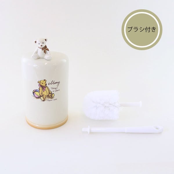 マニー】トイレブラシスタンド テディベア | jourderepos