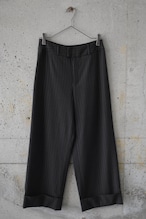 Double-striped hem pants