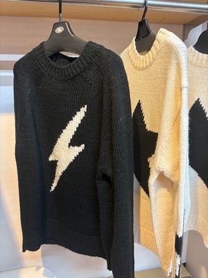 モチーフインターシャニットセーター