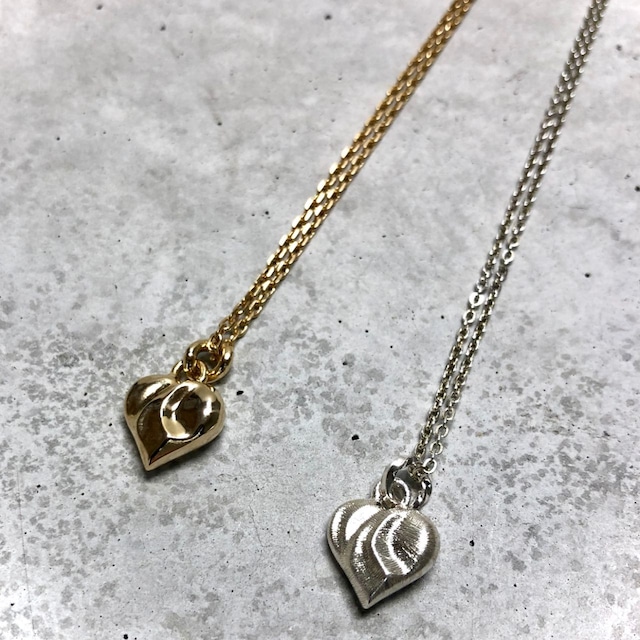 【MN-8SV】Heart motif long pendant