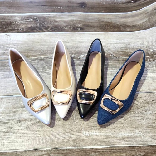 ポインテッドメタルモチーフパンプス/レディース/38-13340