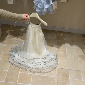 夏チュールベストワンピース