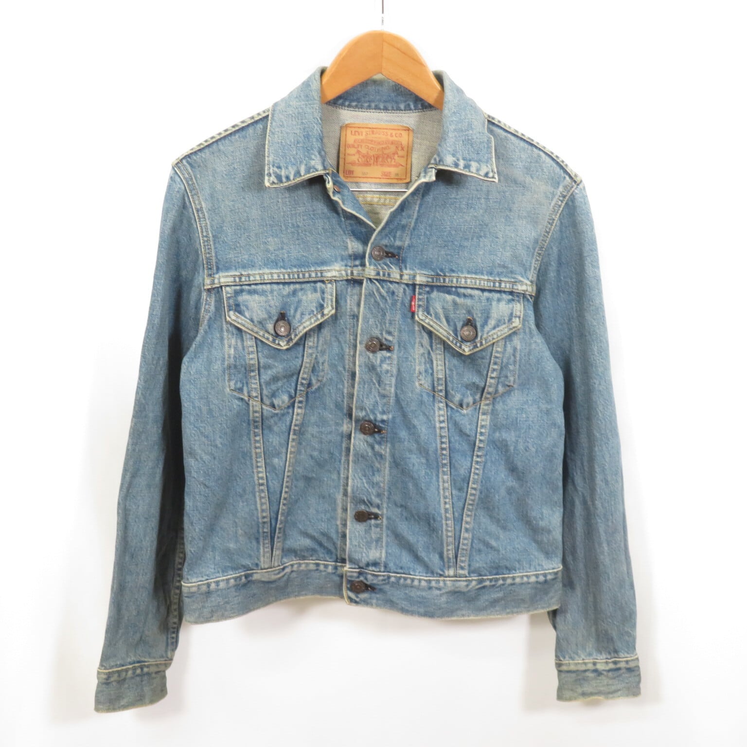 90s LEVI'S 71557-02 ヴィンテージ復刻 デニムジャケット Gジャン
