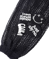 COOLAパッチローゲージニットブルゾン (BLACK) CQ-46101