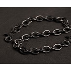 喜平Φ3.0 真鍮ウォレットチェーン(別注ブラックダール)