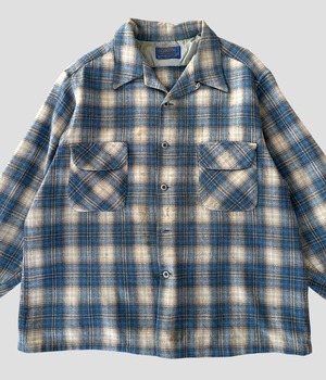 -Pendleton- Vintage 70s XL Board Shirt made in USA