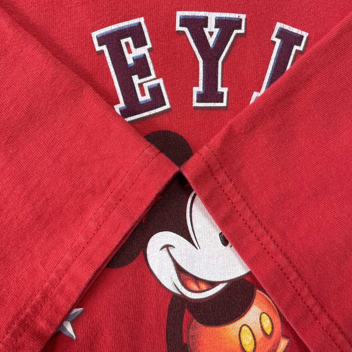 USA 古着 Disney ディズニー ミッキーマウス クルーネック Tシャツ