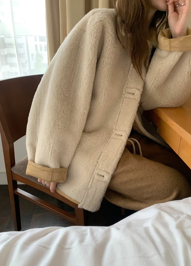 (即納) mellounge / Reversible half river mustang