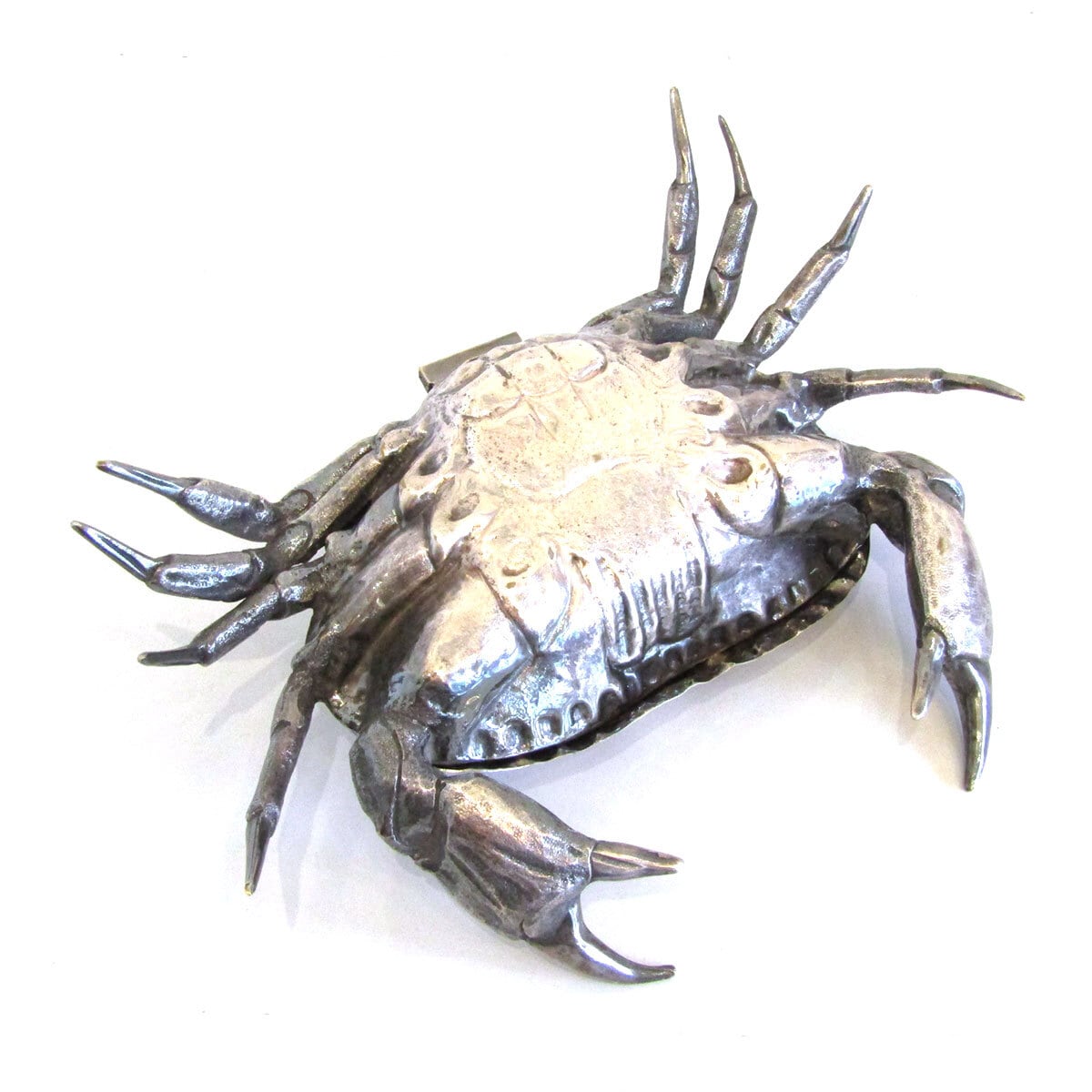 1970s Italy 「Franco Lapini」 king crab caviar service silver